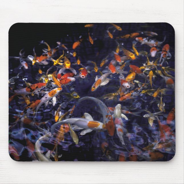 MOUSEPAD PEIXE KOI SOBRE O FLUXO (Frente)