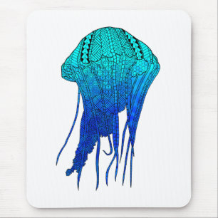 Mousepad Peixe-medusa tribal