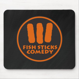 Mousepad Peixe Pão Comédia