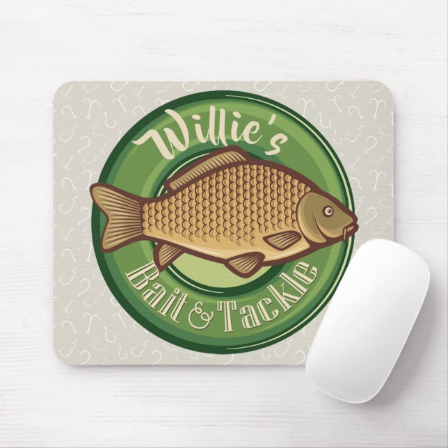 Mousepad Peixe personalizado e Compre-se à pesca (Com mouse)