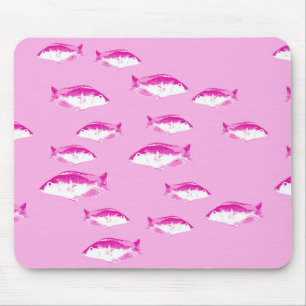 Mousepad Peixe rosa