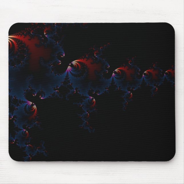 Mousepad Peixes - Arte Fractal (Frente)