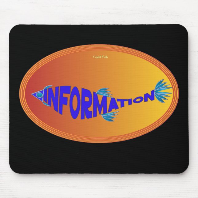 Mousepad Peixes da informação (Frente)