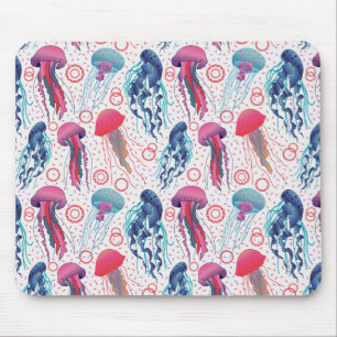 Mousepad Peixes de gelatina coloridos