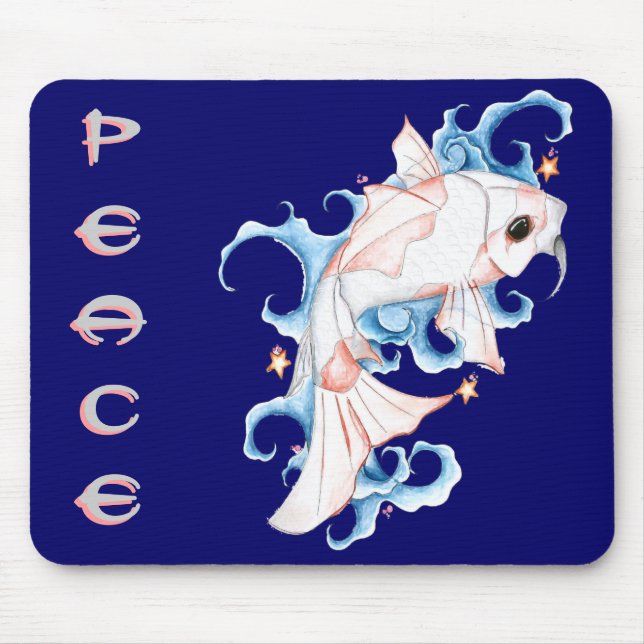 Mousepad Peixes de Koi (Frente)