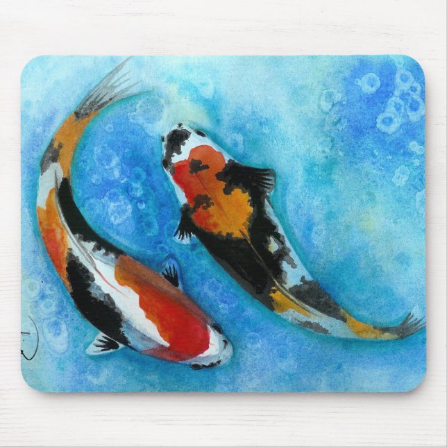 Mousepad Peixes de Koi (Frente)