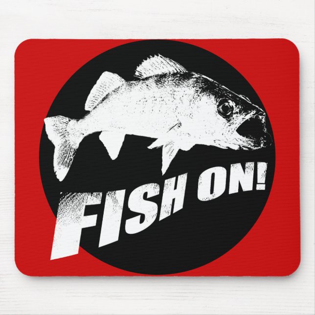 Mousepad Peixes de walleye (Frente)
