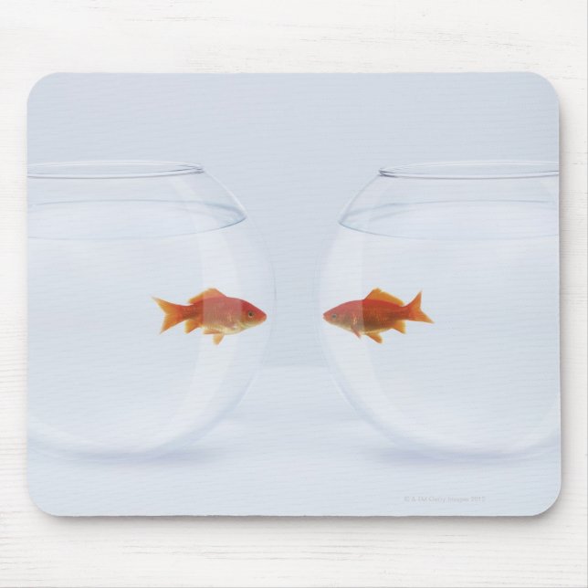 Mousepad Peixes dourados em aquíferos separados que parecem (Frente)
