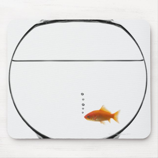 Mousepad Peixes dourados em tigela (Frente)