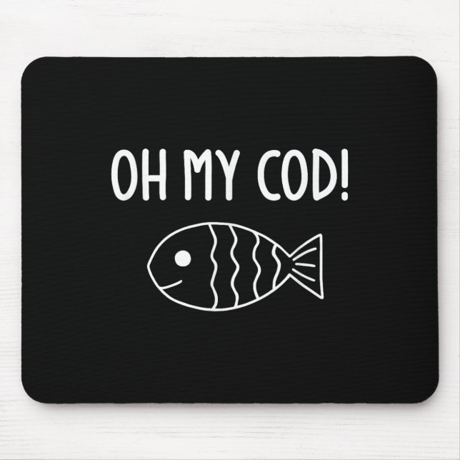 Mousepad Peixes, Meu Bacano, Piadas, Sarcástico (Frente)