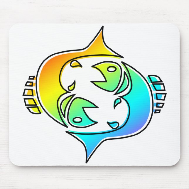 Mousepad peixes oddRex (Frente)