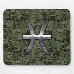 Mousepad Peixes Sinal de Zodíaco no Decor da Camo Digital