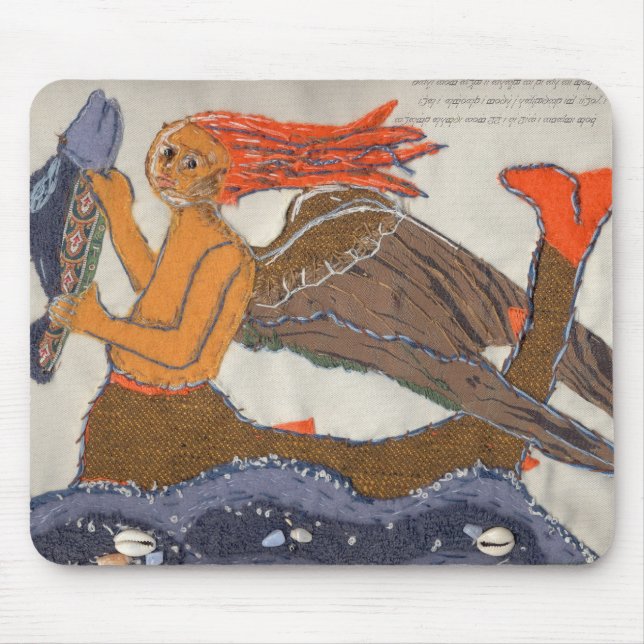 Mousepad Peixes Têxteis e Moinhos Sereia (Frente)