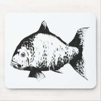 Mousepad Peixes tirados mão