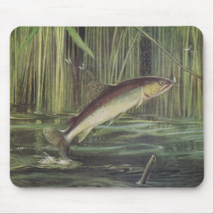 Mousepad Peixes - truta de Brown - trutta do Salmo