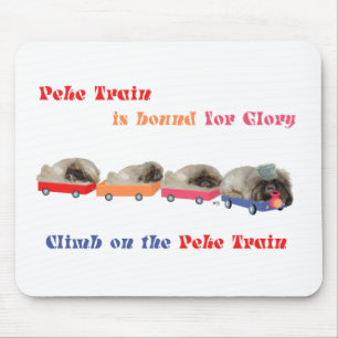 Mousepad Peke Train - Ligação para a Glória