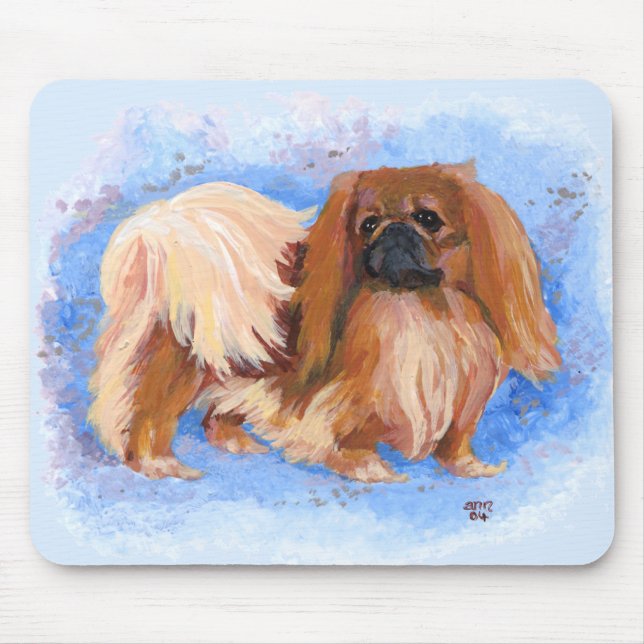 Mousepad Pekingese Azul Verdadeiro (Frente)