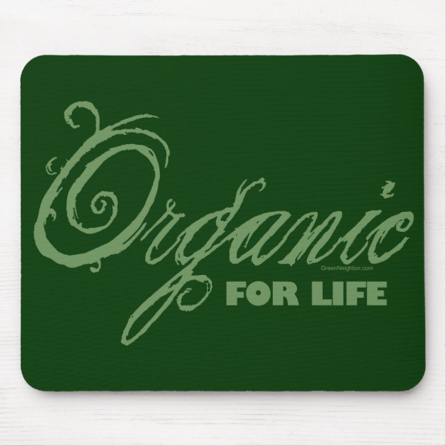 Mousepad Pela Vida, Orgânico (Frente)