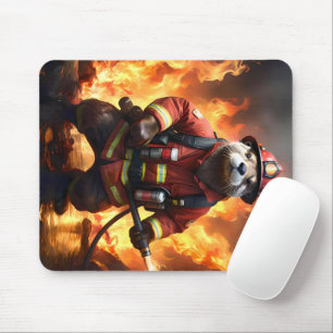 Mousepad **"Peles e chamas: O fogo-frio do bombeiro
