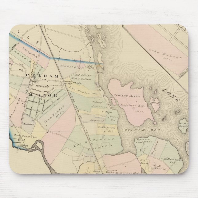 Mousepad Pelham, Pelham Manor, Nova Iorque (Frente)