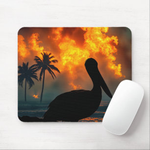 Mousepad Pelican Wating a Wildfire