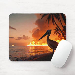 Mousepad Pelican Watting Coastal Inferno
