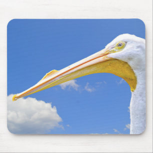 Mousepad Pelicano Branco Americano