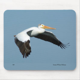 Mousepad Pelicano branco-excelente