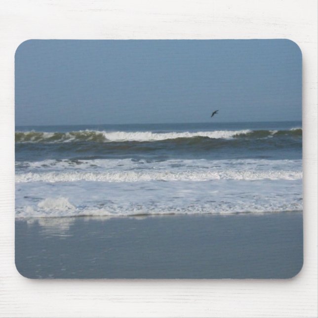 Mousepad Pelicano no surf (Frente)