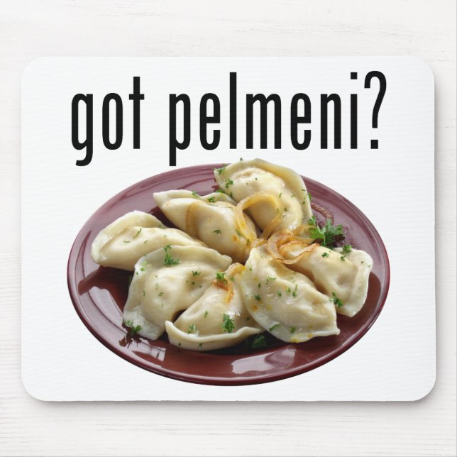 Mousepad Pelmeni obtido? Пельмениесть? (Frente)