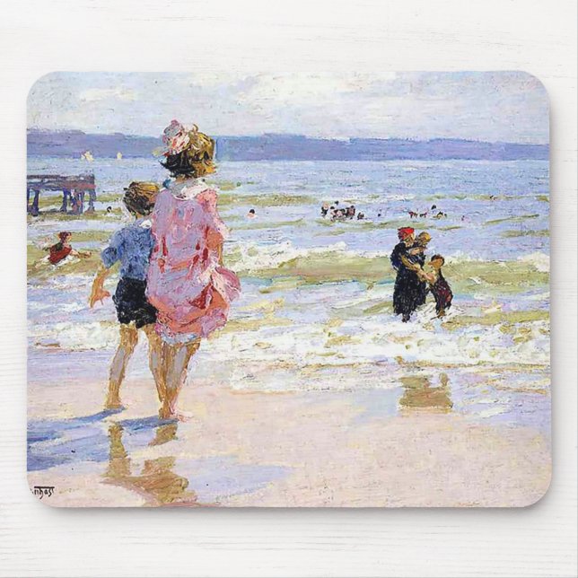 Mousepad Pelo Mar de Edward Henry Potthast (Frente)