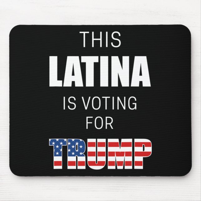 Mousepad Pelo Presidente Eleitoral Trump 2020 Mulheres hisp (Frente)