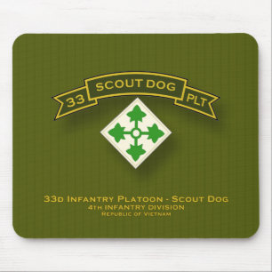 Mousepad Pelotões do cão do escuteiro