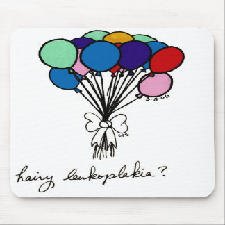 Mousepad peludo da leucoplasia