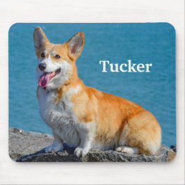 Mousepad Pembroke Vermelho e Branco Galês Corgi Cachorro