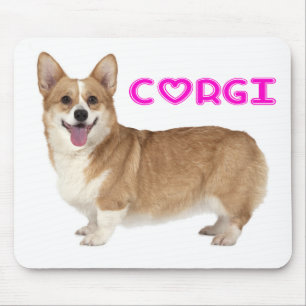 Mousepad Pembroke Welsh Corgi Puppy Dog Amor
