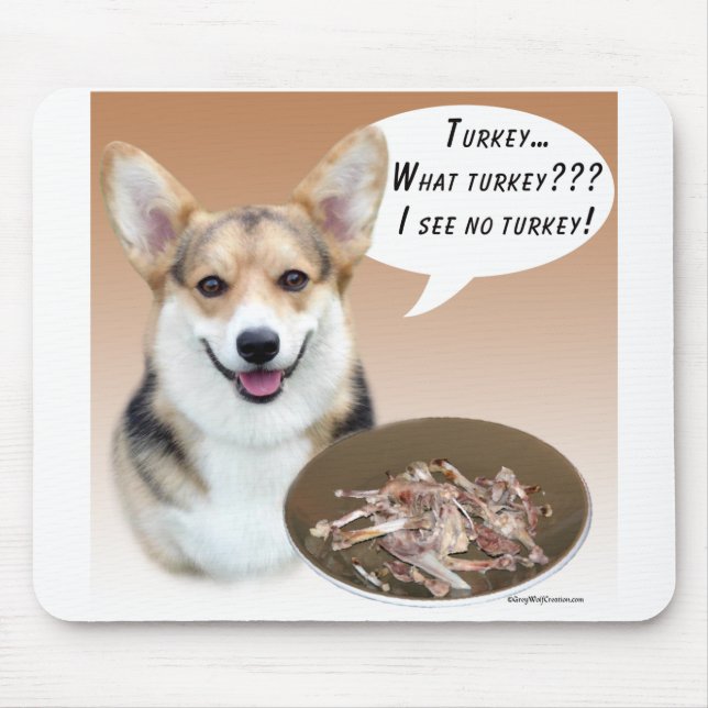 Mousepad Pembroke Welsh Corgi Turquia (Frente)