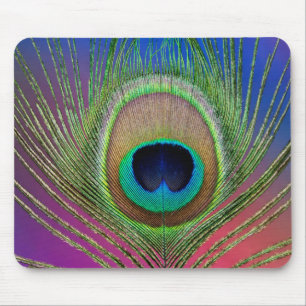 Mousepad Pena da cauda de um pavão