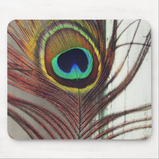 Mousepad Pena de descanso do pavão