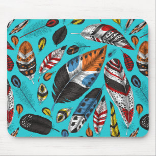 Mousepad Penas coloridas