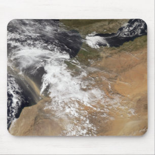 Mousepad Penas da poeira fora da costa marroquina