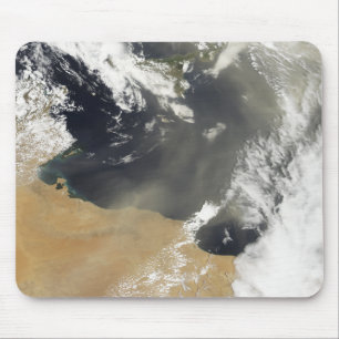 Mousepad Penas da poeira que purgam a costa africana norte