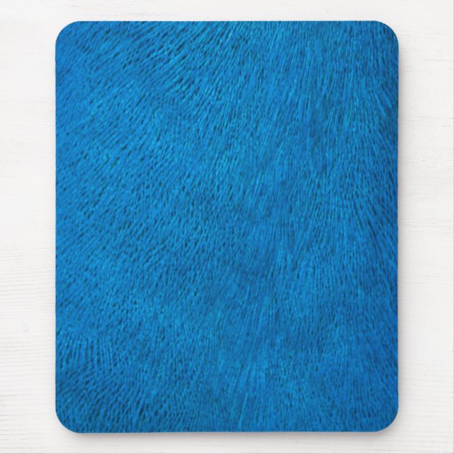 Mousepad Penas de pavão azul (Frente)