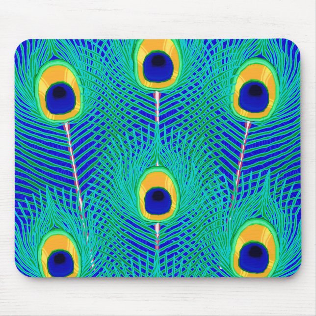Mousepad Penas de Peacock (Frente)