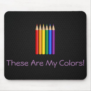 Mousepad Pêncils do orgulho do arco-íris