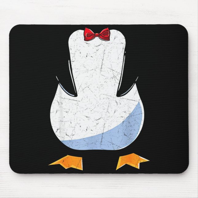 Mousepad Penguin Belly Men Women Kids Penguin Costume  (Frente)