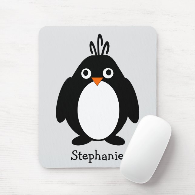 Mousepad Penguin Design (Com mouse)