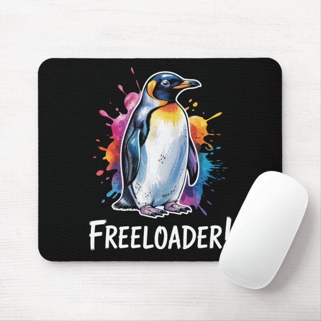 Mousepad Penguin Freeloader resiste à política (Com mouse)