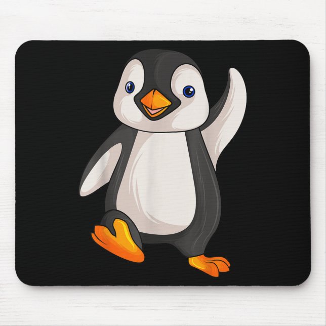 Mousepad Penguin Roupa S Uni-adultos Crianças B (Frente)