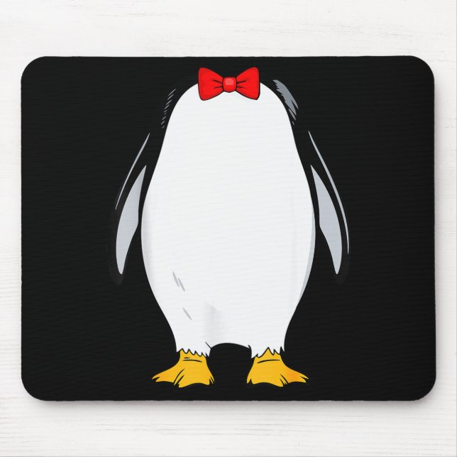 Mousepad Penguin Shirt Adult Men Women Kids Penguin Costume (Frente)